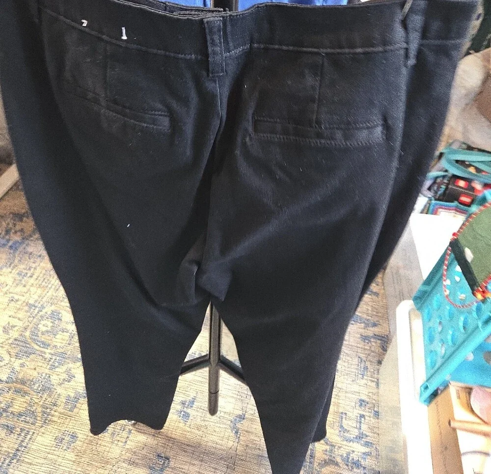 NYDJ Girls Black Pull-On Skinny Pants
